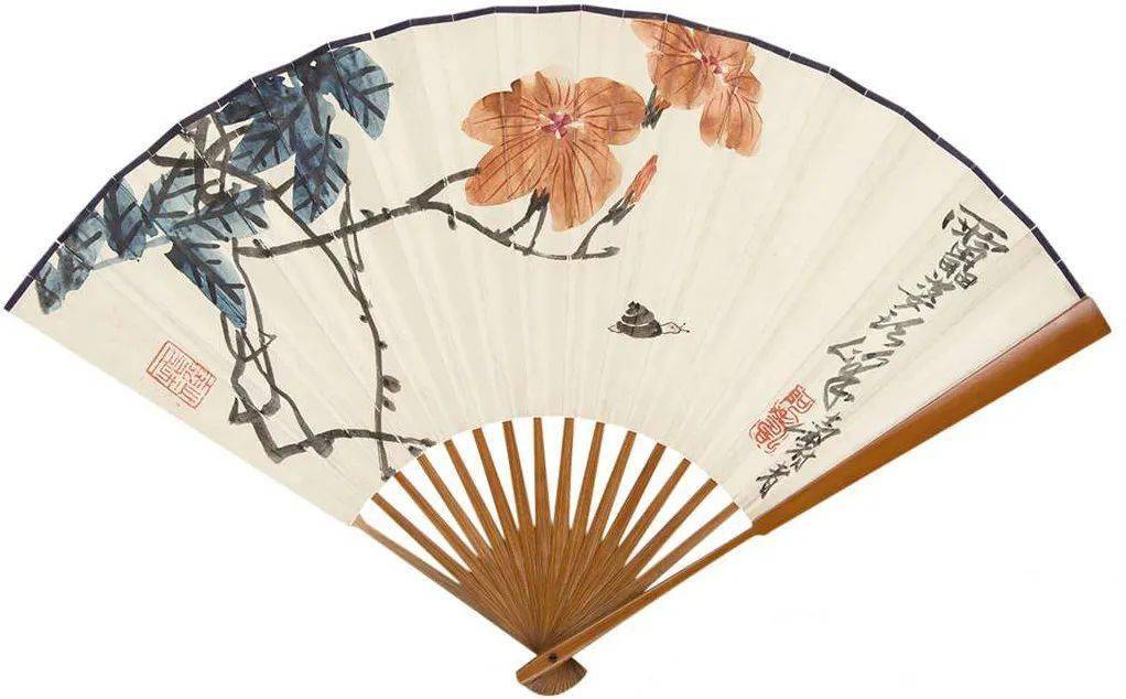 潘天寿扇作35幅,真清雅!_扇面
