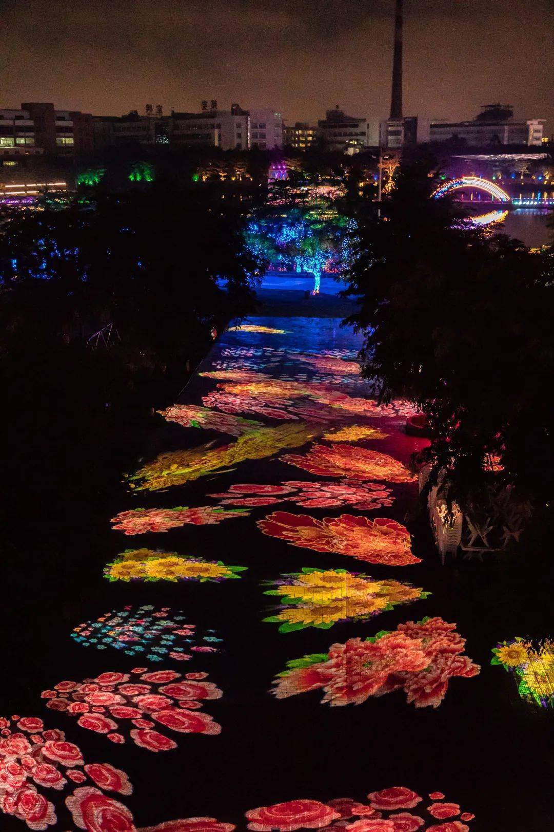 潮汕此地出现绚丽奇观!_灯光