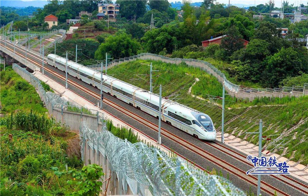 刚刚,这条高铁开通运营!_自贡