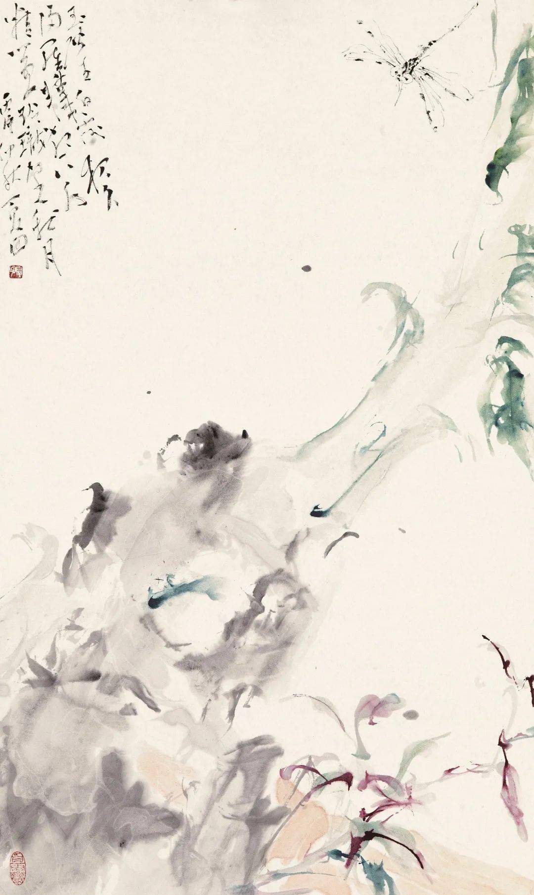 "顾长康(顾恺之)画谢幼舆在岩石间.人问其所以.