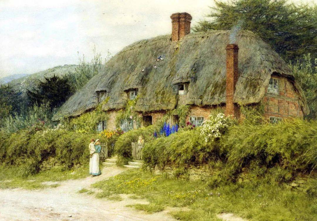 英国水彩女画家 helen allingham 水彩美术作品欣赏(中)