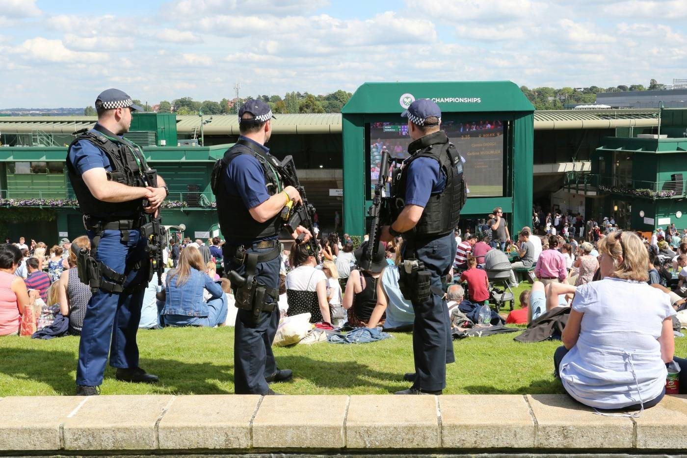 盘点温网安保力量大都会警察局是主力英军与温网也有亲密互动