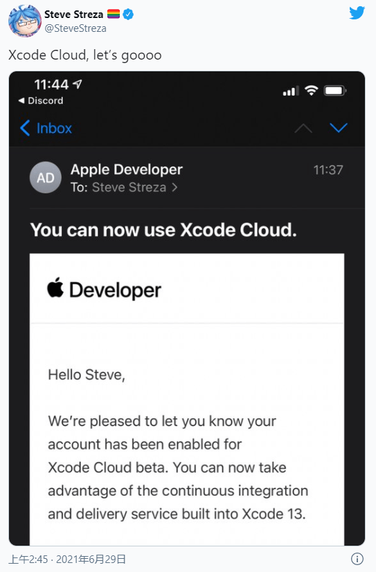 苹果正式提供给开发者Xcode Cloud测试版服务 允许开发者在云中构建、测试及交付应用程序