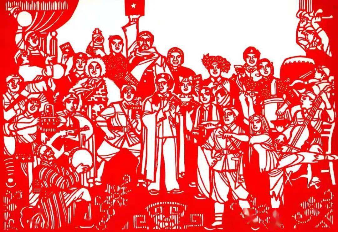 诗歌颂党恩剪纸寄深情丨淄博师专师生多种形式庆祝建党100周年