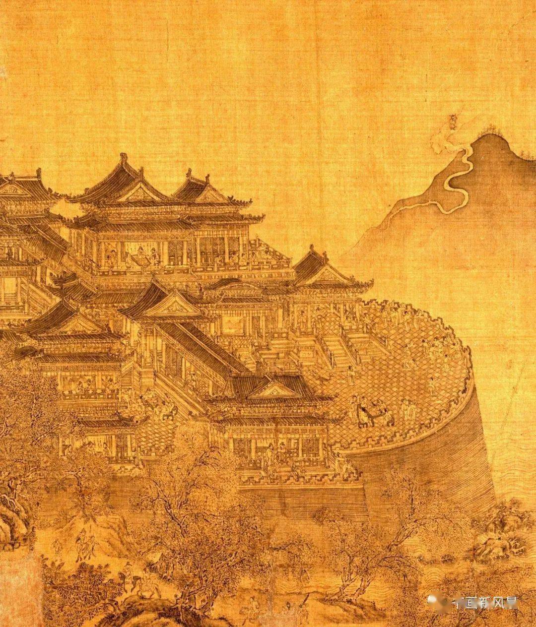 美国弗利尔美术馆藏夏永 滕王阁