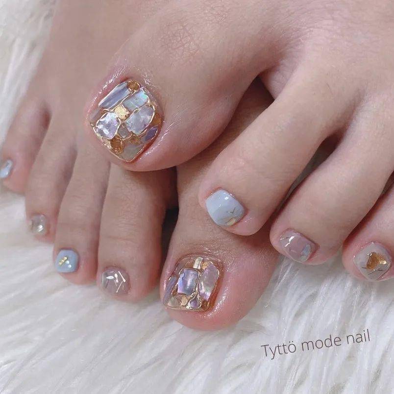 5 ins高人气  「贝壳美甲」新款  最后是nail raven预约信息奉上