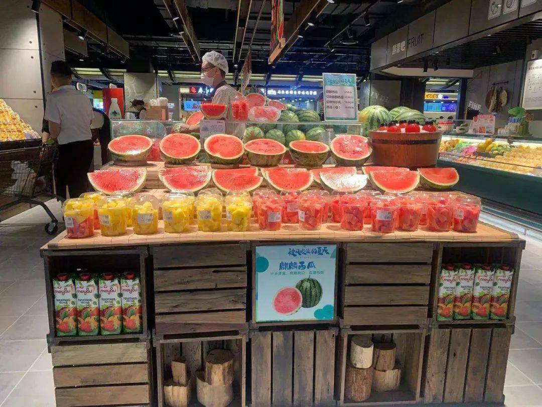 陈列的艺术 — 胖东来夏季生鲜区陈列欣赏