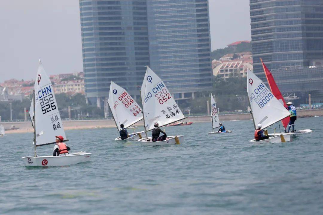 不懼高溫烈日和風雨,青島帆船少年乘風破浪_比賽