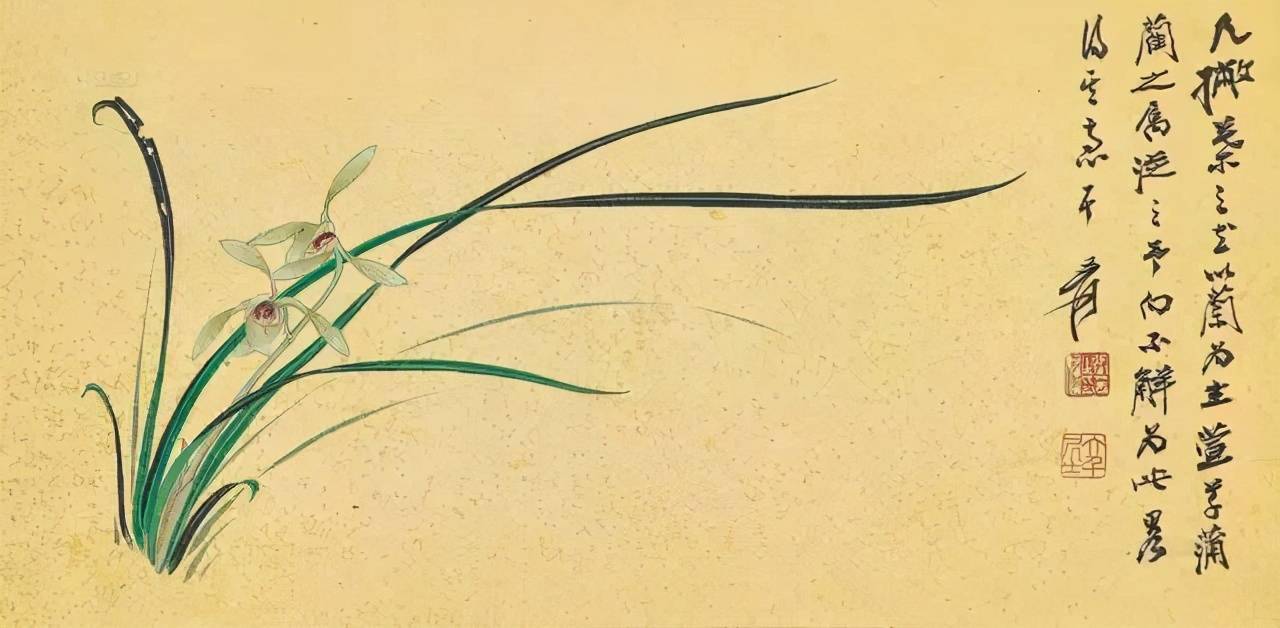 张大千18幅兰花图珍贵