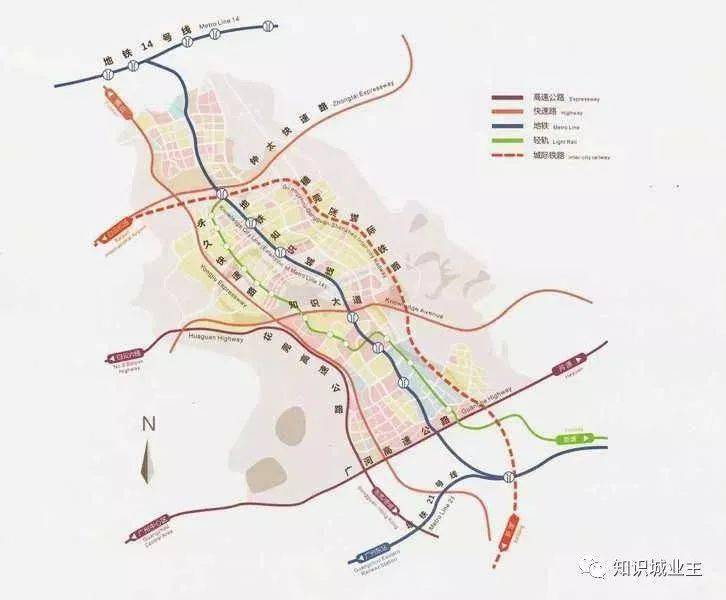 知识城三条高铁黄埔区公布十四五规划和2035年远目标