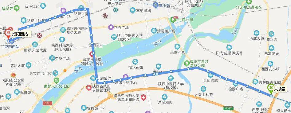 (21路公交車線路圖)高鐵咸陽西站南站房已在建設中目前正處理內外部