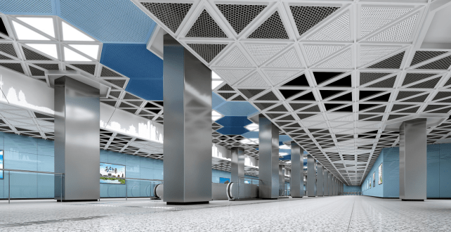 西安地铁8号线车站征集装修方案,你pick哪一个?_设计单位