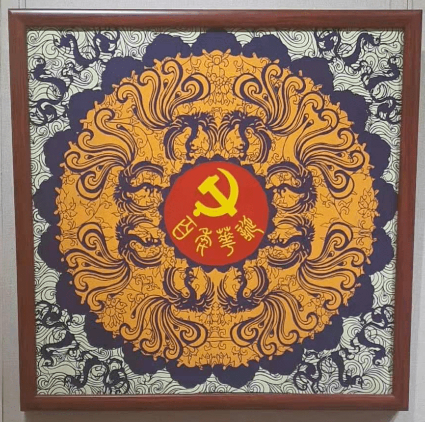 惊艳亮相我市红色非遗文创展献礼建党百年