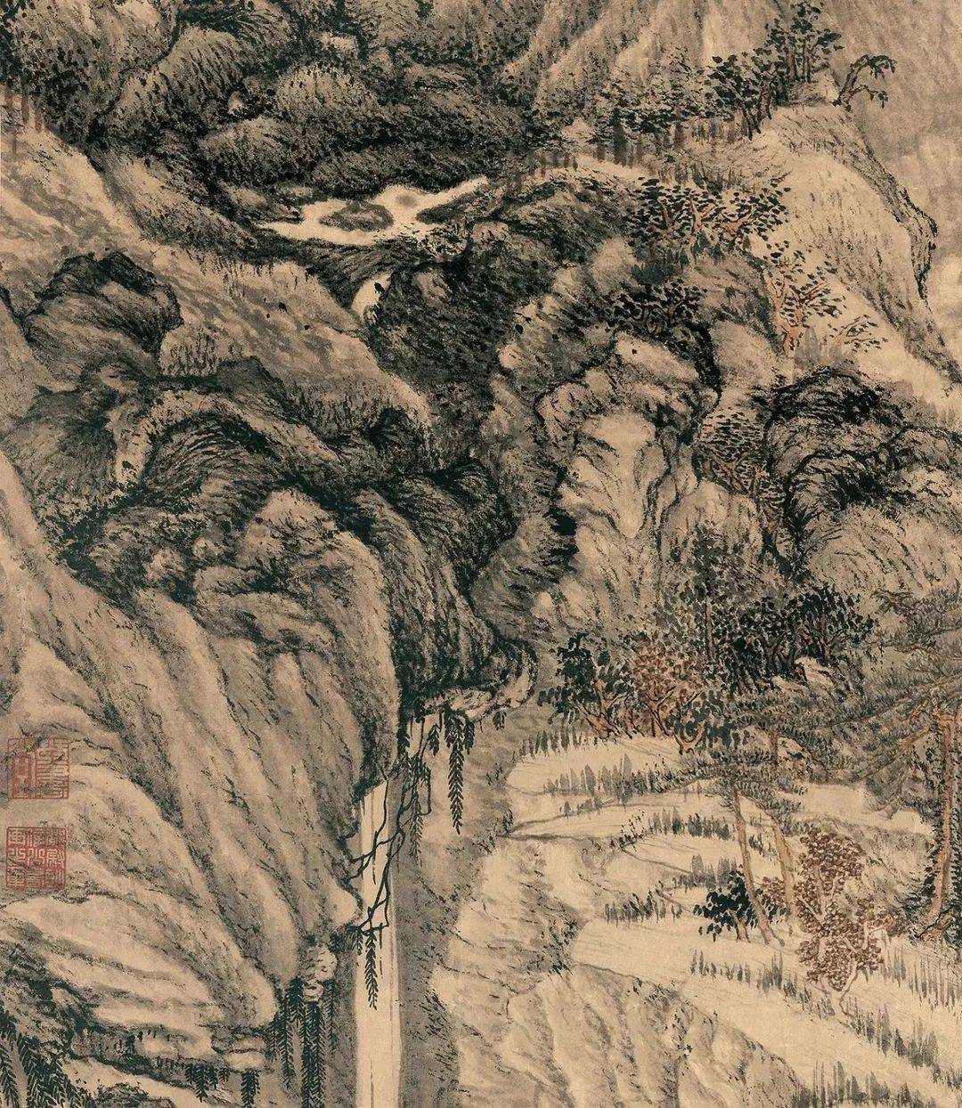 经典山水解读沈周庐山高图