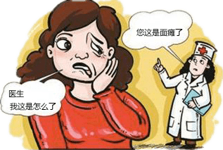 面瘫俗称面神经麻痹,"歪嘴巴","吊线风",是以面部表情肌群运动功能