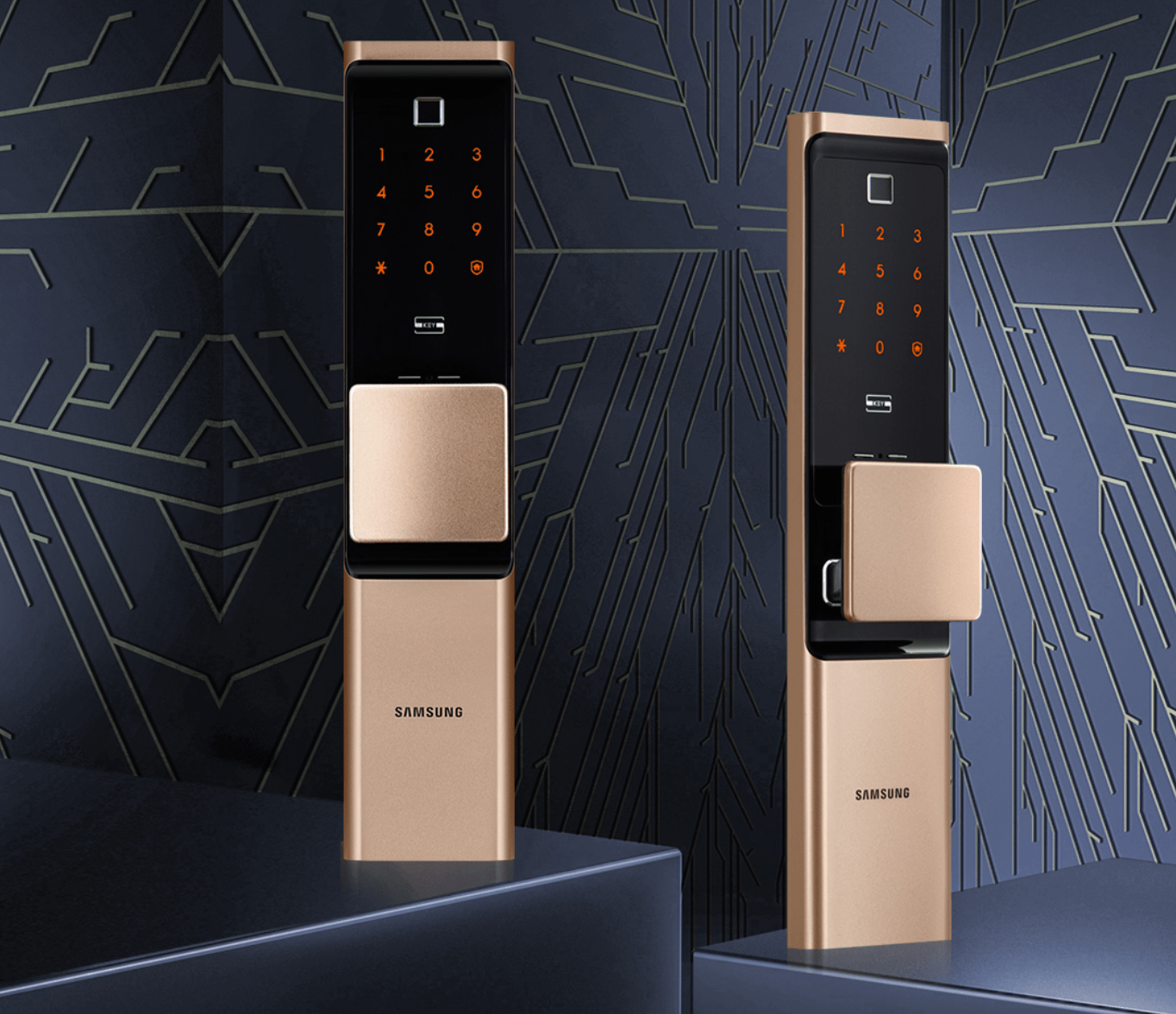 三星推出高端智能指纹锁:门锁都要拼性能了?