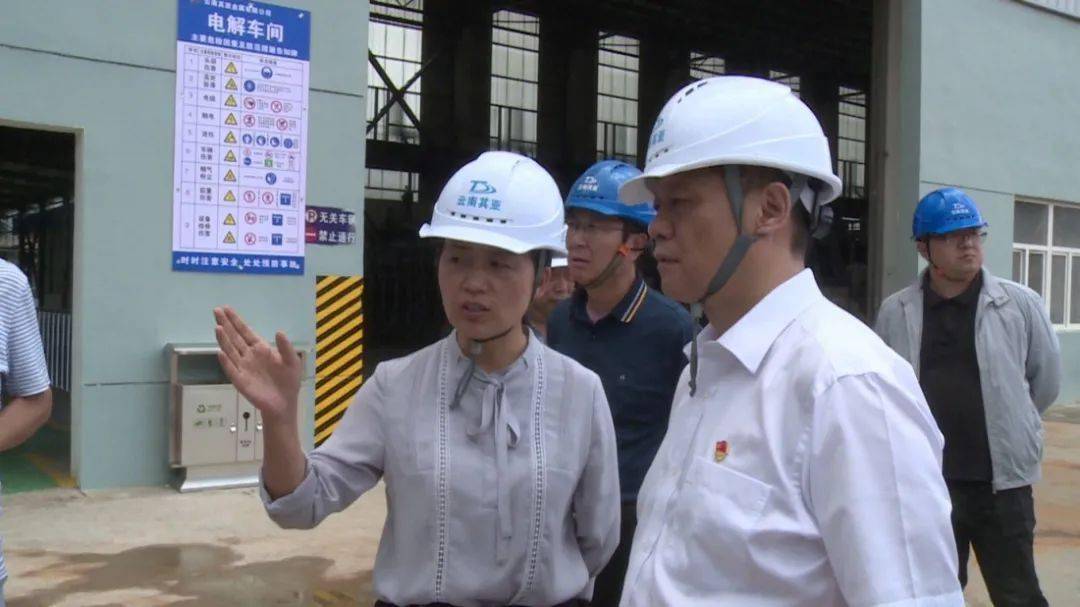 【牢记初心使命 争取更大光荣】云南省发改委调研组到鹤庆调研绿色铝