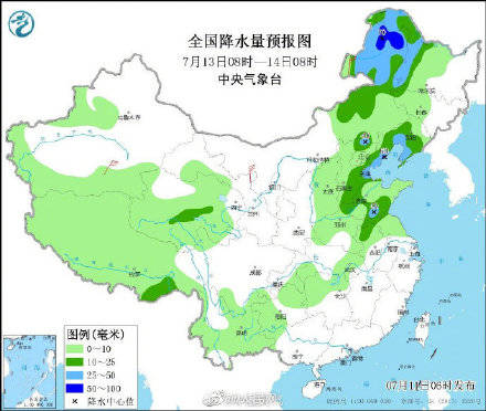北京今年来最强暴雨将持续30小时