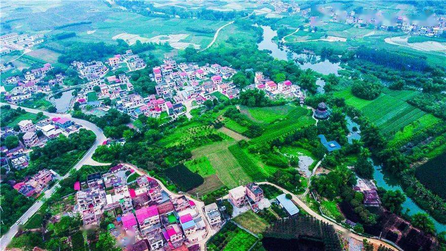 全国文明村—兴宾区良塘镇北合村风貌.