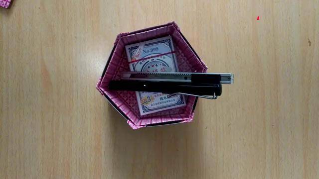 手工折纸扑克牌折个收纳盒简单实用漂亮