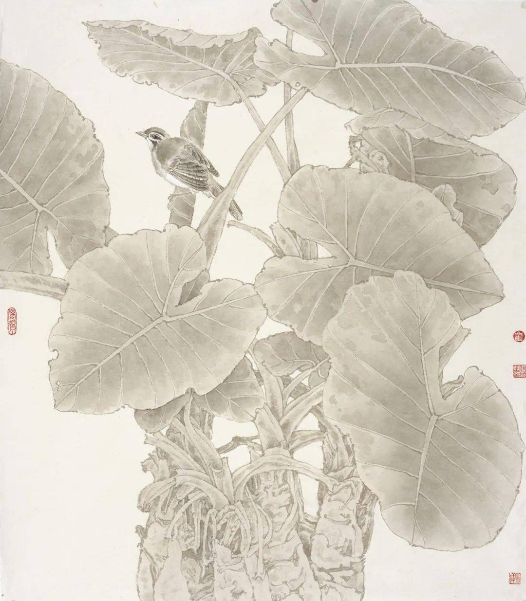 崔佳丽工笔花鸟谨致中的雅逸诗心