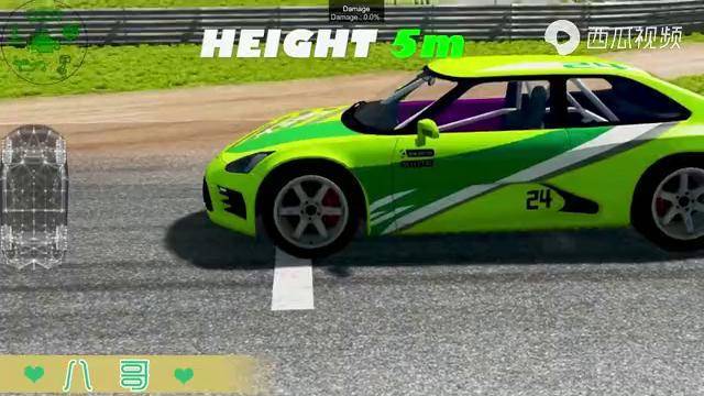 模拟器超变态的碰撞争霸赛5到1000米的撞击画面震撼