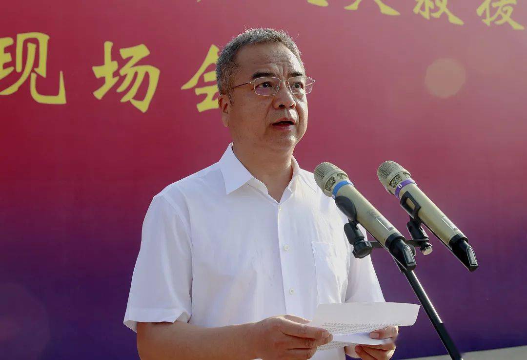 省消防救援总队总队长徐伟保,宝鸡市市长杨广亭,省消防总队副总队长陶