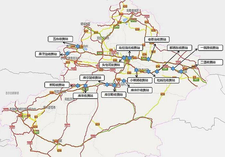 羅成)2021年古爾邦節假期,從7月20日0時至22日24時,新疆收費公路免收