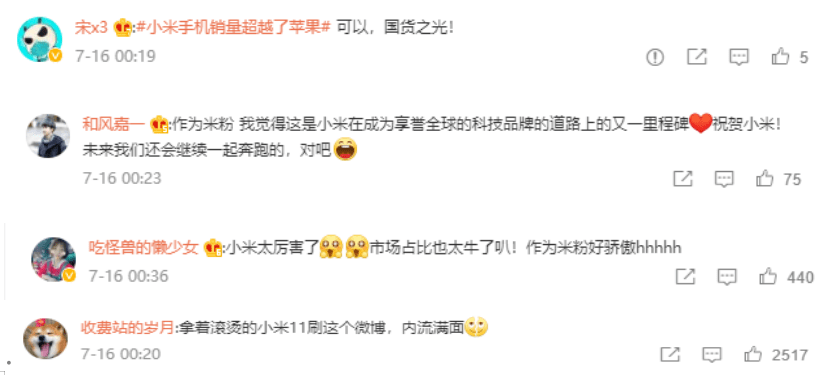 手机|超越苹果补位华为，小米当上二阿哥，屌丝如何实现十年逆袭？