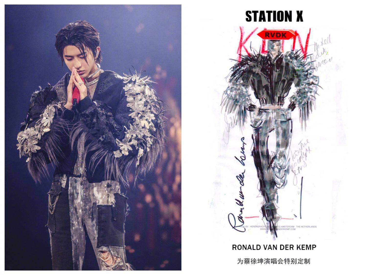 Dundas|真·时尚圈宠儿！蔡徐坤演唱会六套特别定制时装开启视觉盛宴