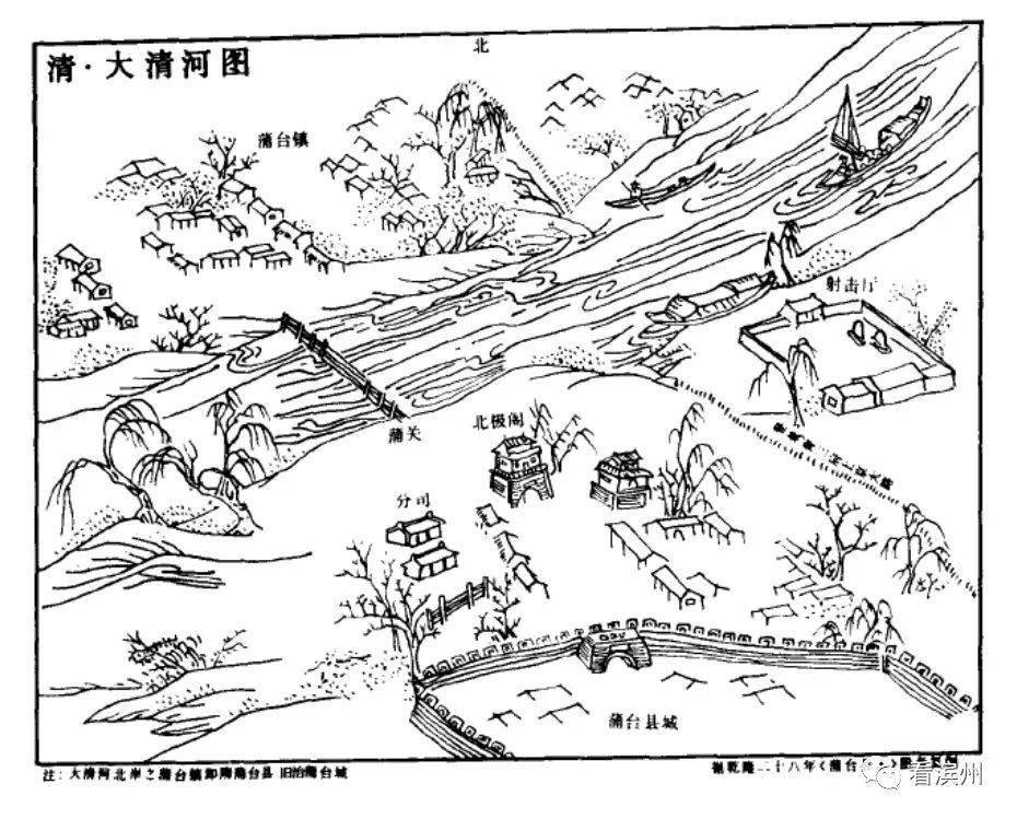 該城原位於大清河(濟水古道)南岸,與北鎮(濱州老城區前身)隔河相望.