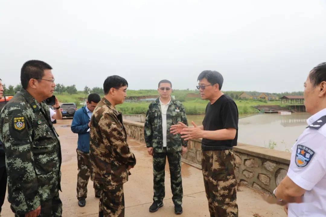 市委书记焦刚伟检查督导防汛抗洪抢险救灾工作