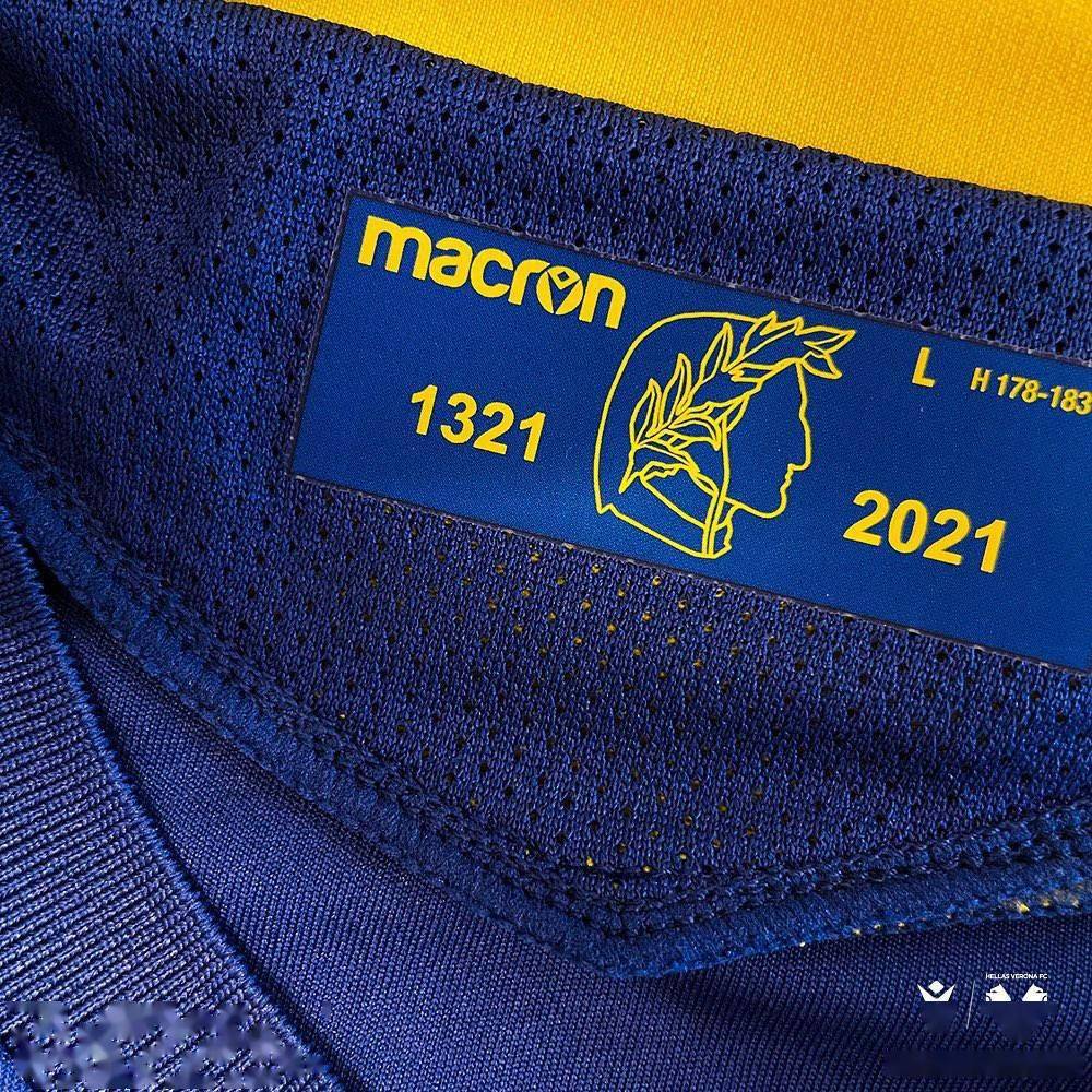 macron发布维罗纳2021/22赛季主场球衣