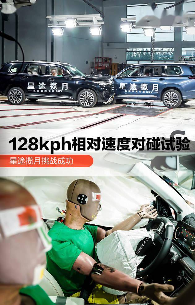 星途揽月国内首次公开128kph相对速度对碰试验成功