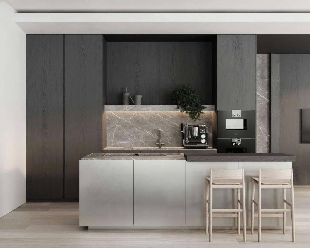 135㎡现代轻奢,纯净且充满自然灵动!