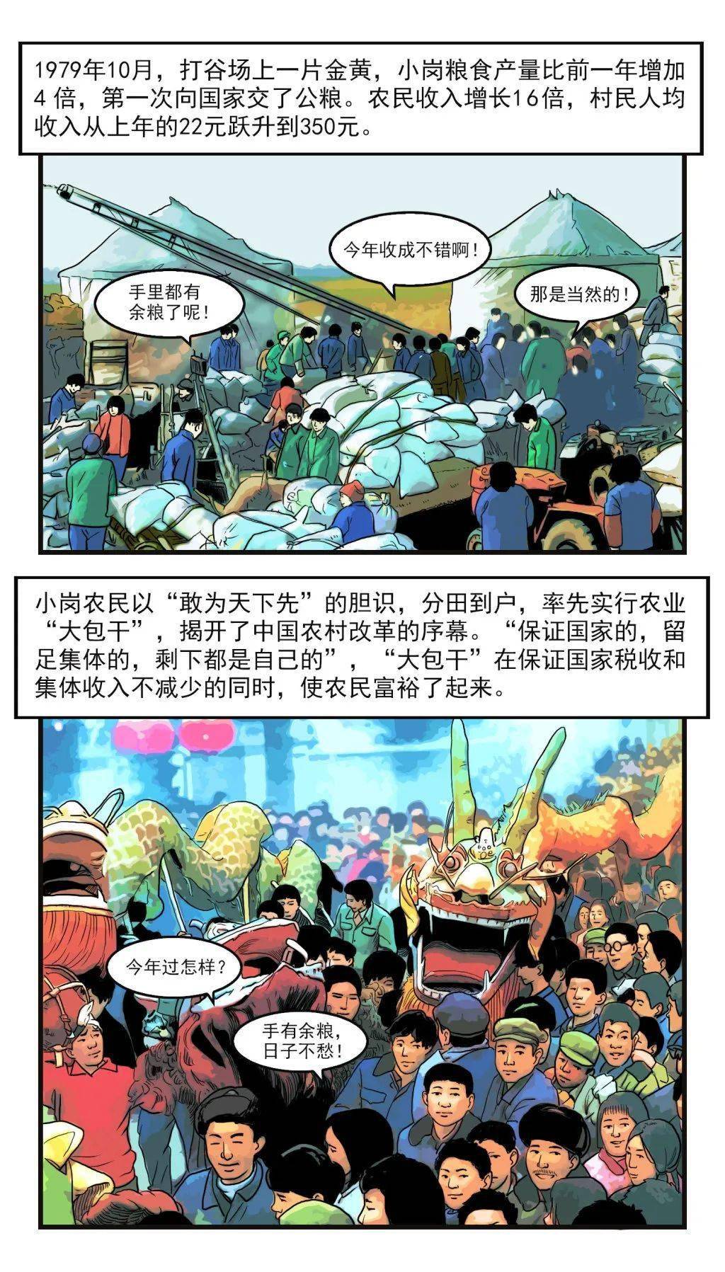 漫画新中国史:红手印,开启农村改革