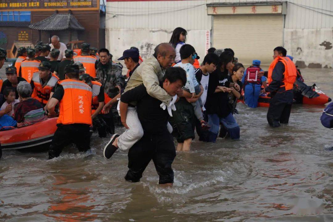 鹤壁洪水灾情图片
