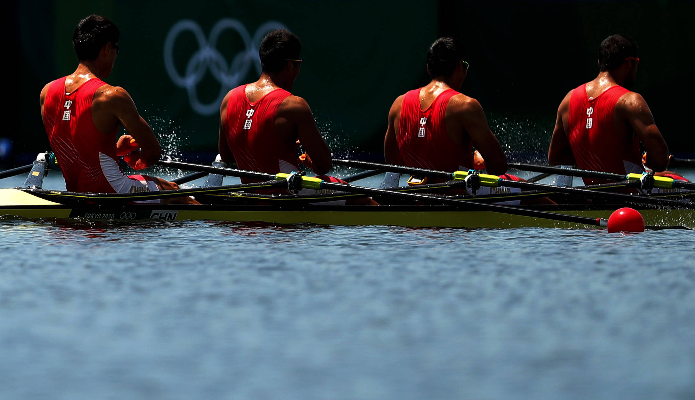 赛艇——中国队无缘男子四人双桨奖牌争夺