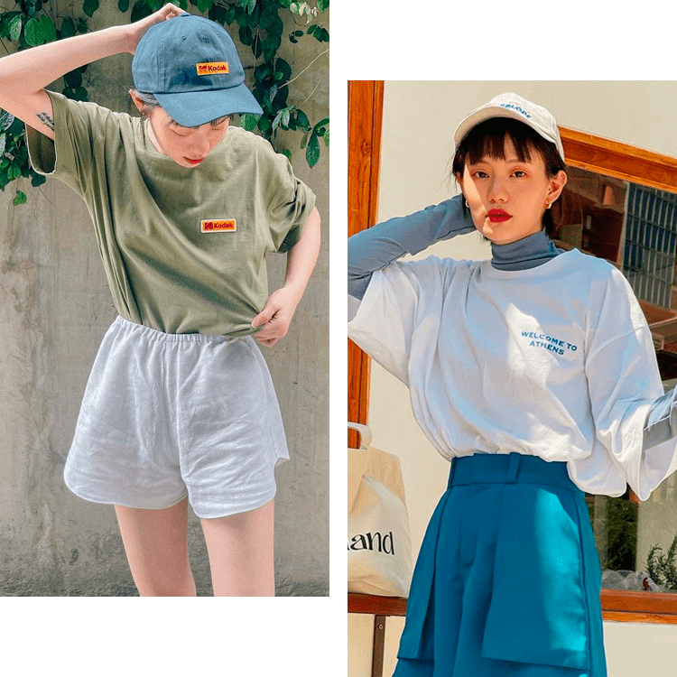 头巾|60套夏天穿衣参考!一键copy,也太适合懒人了吧!