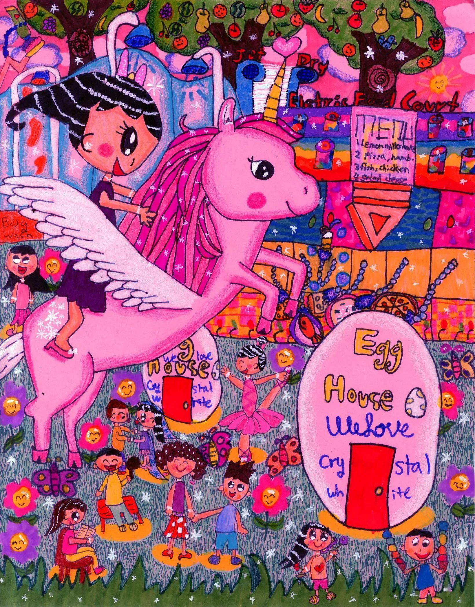 画画的孩子最优秀汪老师美术学院才华横溢的姐弟小画家