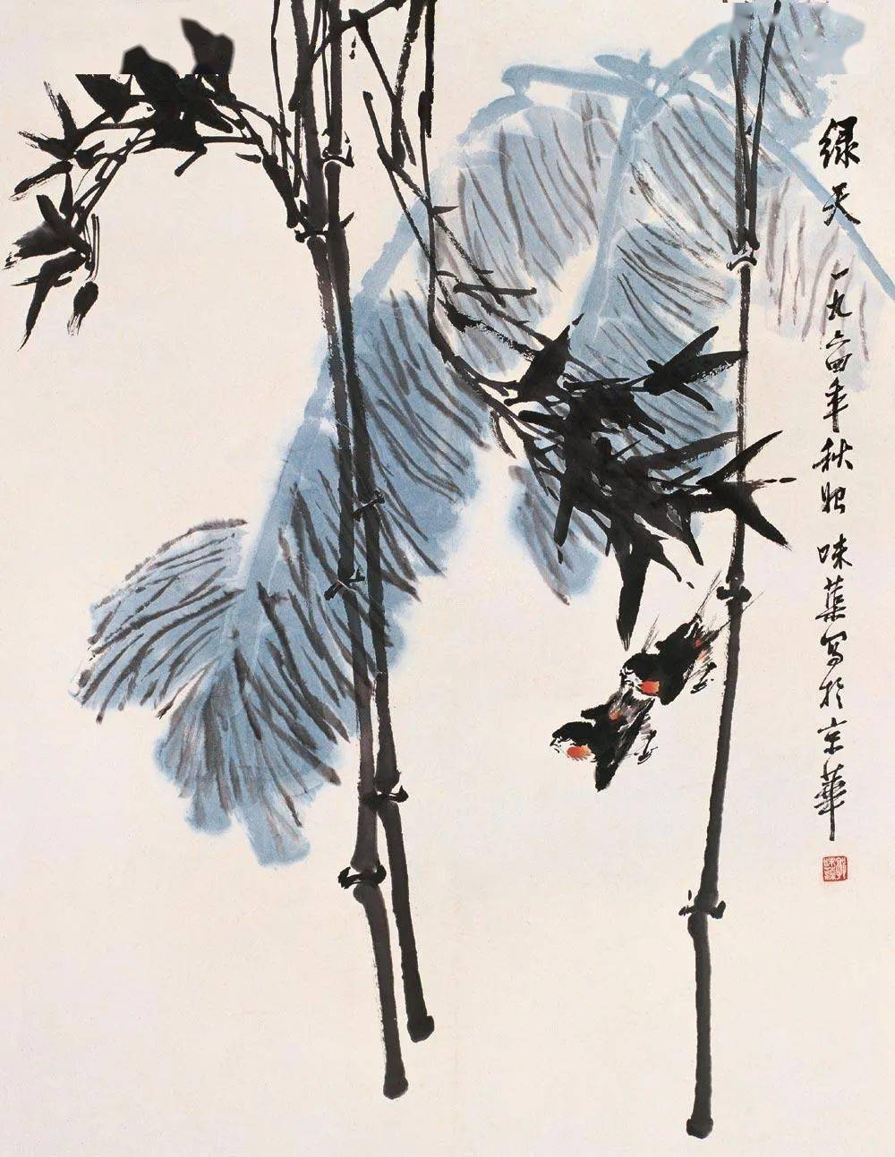 这小写意花鸟浓浓的生活情趣