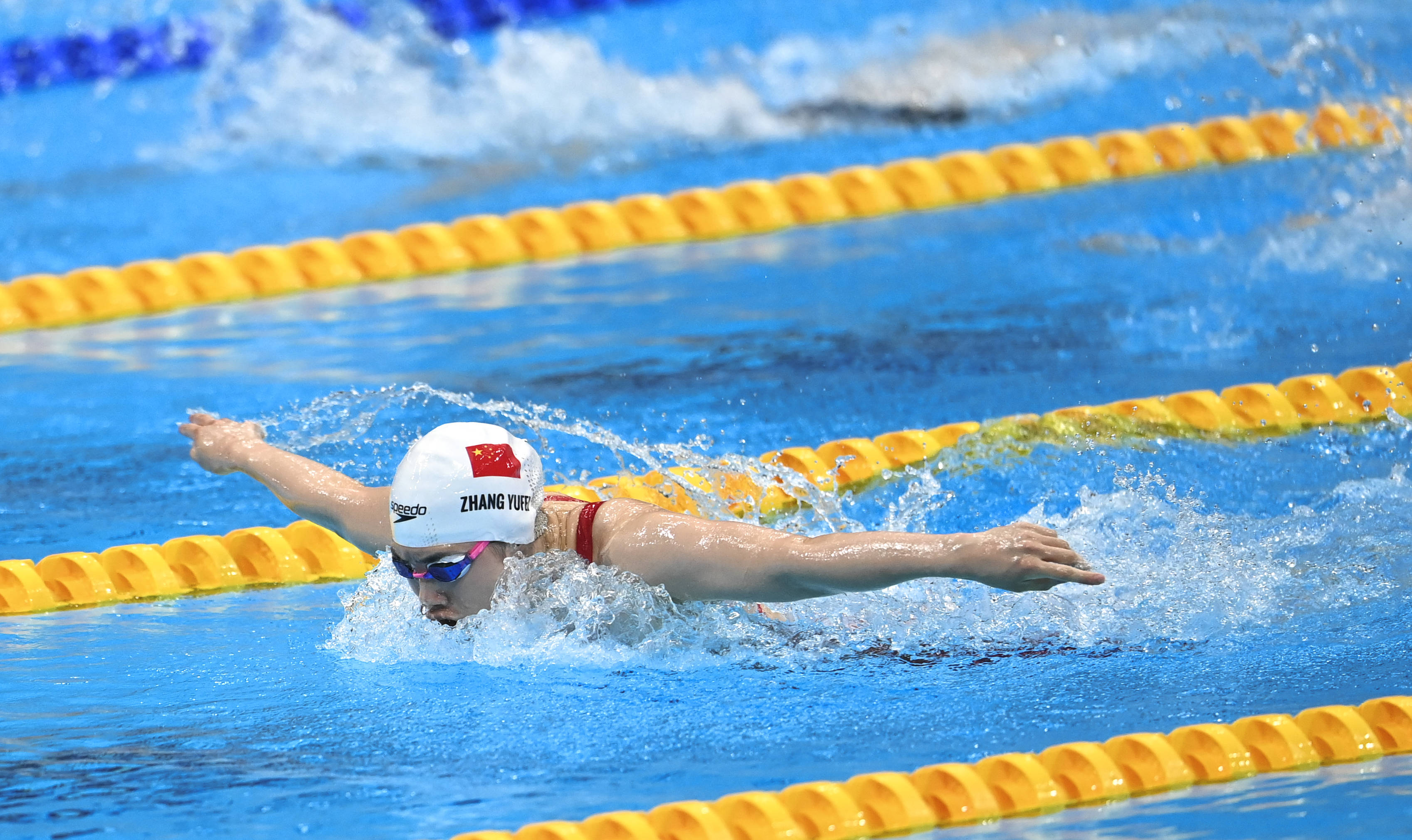 游泳——女子200米蝶泳预赛赛况