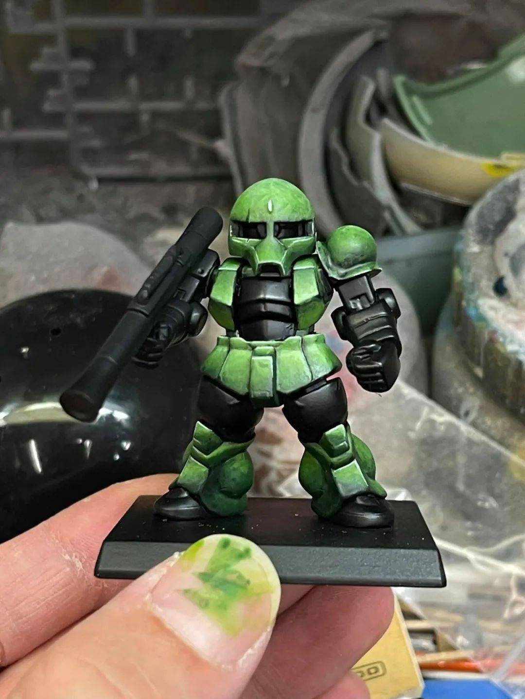 酷炸天地原来q版的扎古要这么涂才好看