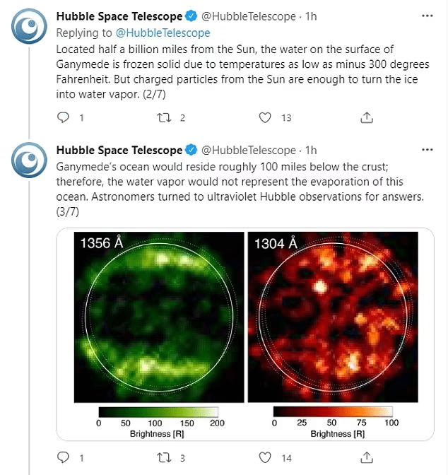 太陽系中最大衛星木衛二驚現水蒸氣，歐航局將探測其外星生命 科技 第3張