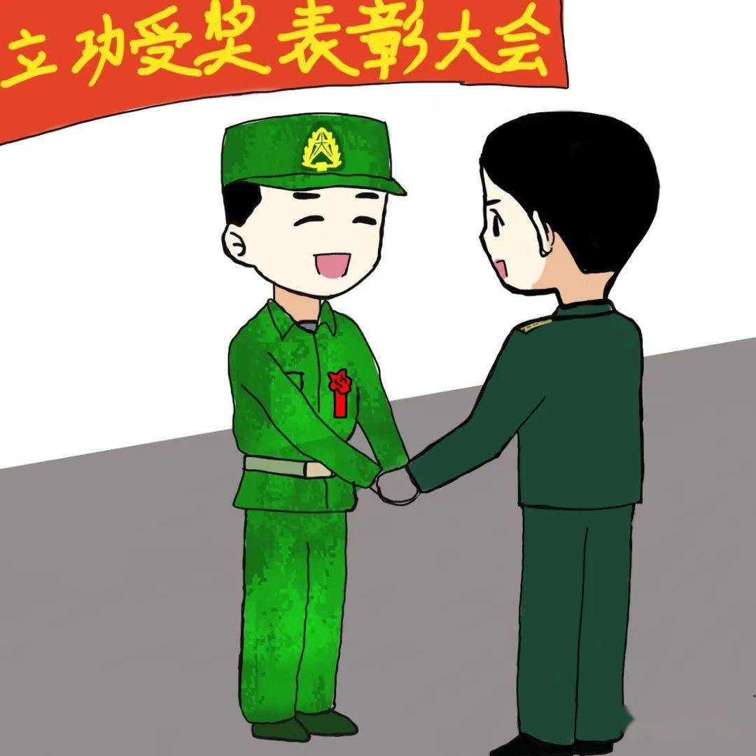 漫画:军人的青春……_军旅