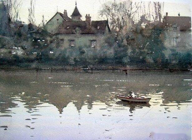 澳大利亚画家约瑟夫茨比科维奇水彩画作品欣赏