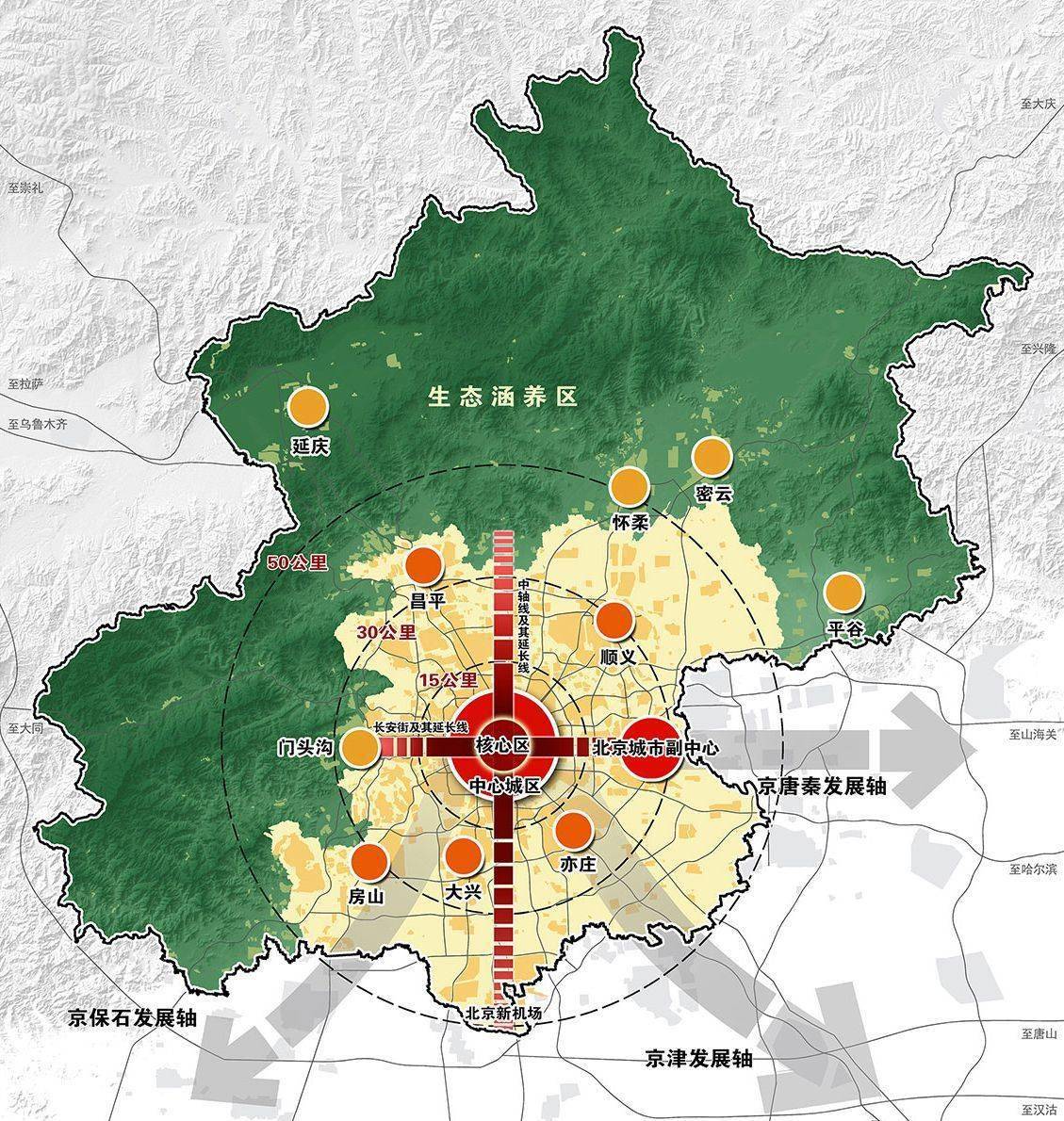 實際上,2019年9月正式投運的大興國際機場,就被認為是平衡北京謀北