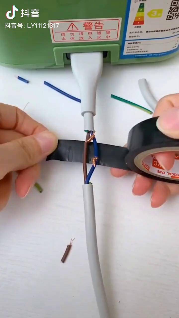 平时家里电线坏了可以用这个热缩管接线简单又安全