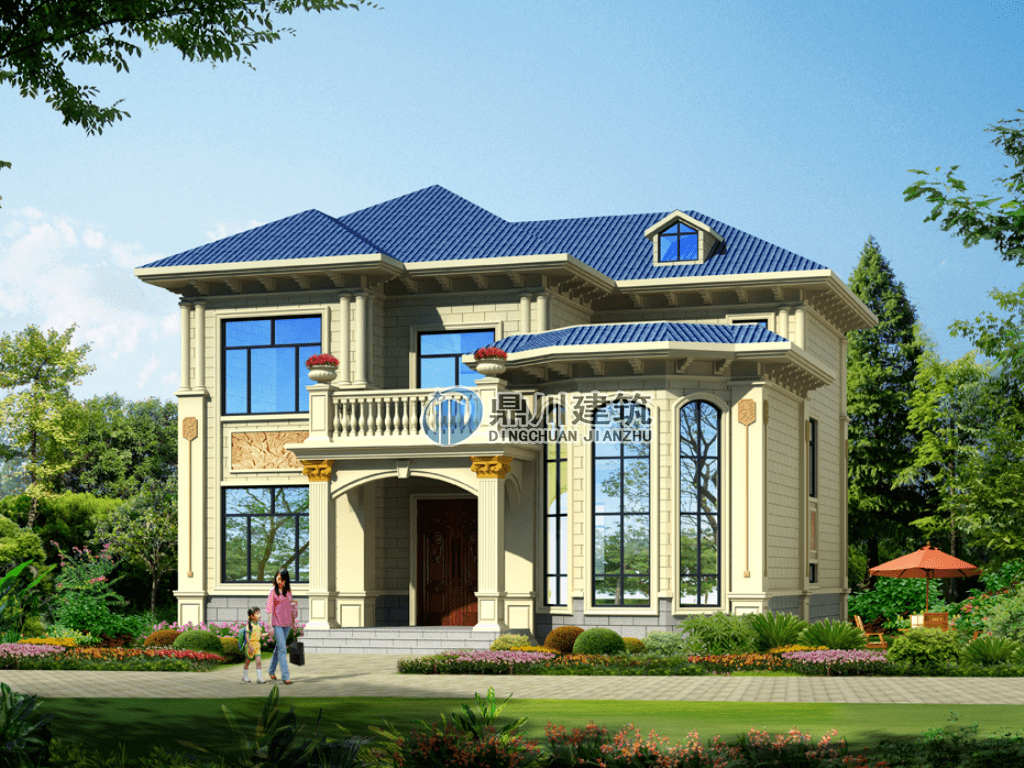 3款二层农村别墅农村施工队都能建造价20万左右