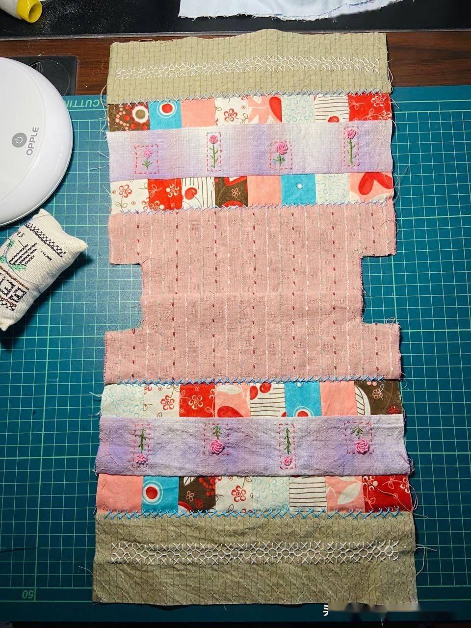 拼布抽绳束口袋含图纸和详细步骤